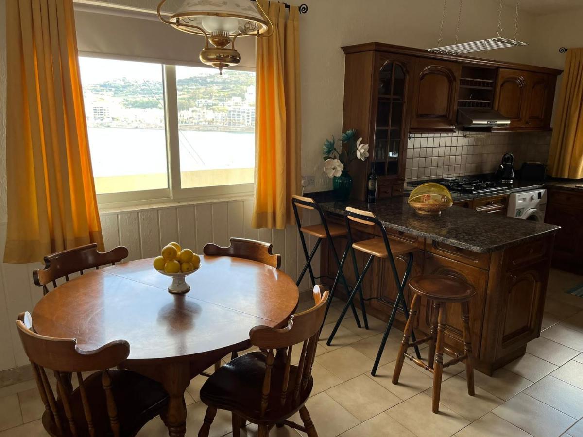 Groundfloor Apartment By The Sea, Fabulous Views St. Paul's Bay Exterior foto